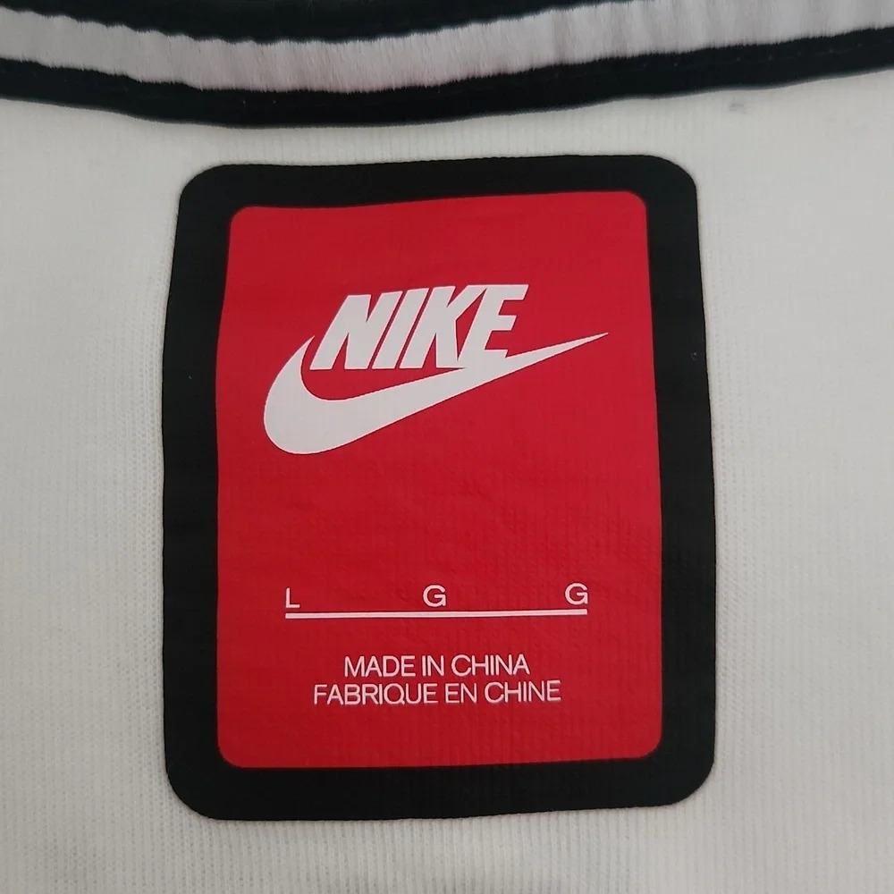 NIKE White Sleeveless Mens Athletic Top size LARGE - Picture 7 of 8